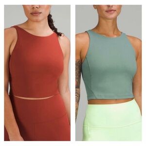 TWO lululemon Align high neck tanks -- will not separate!